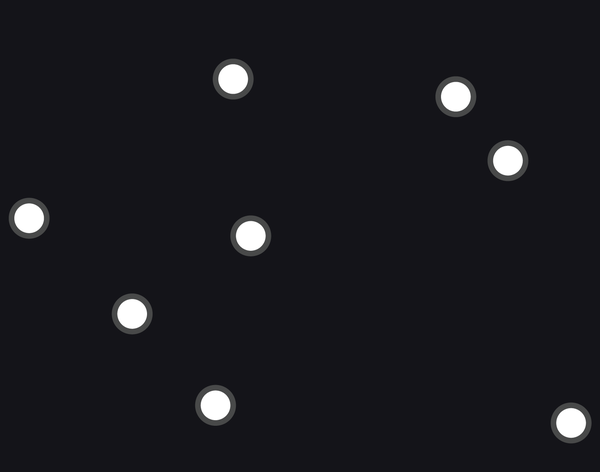 Animation of nanoparticles self-assembling